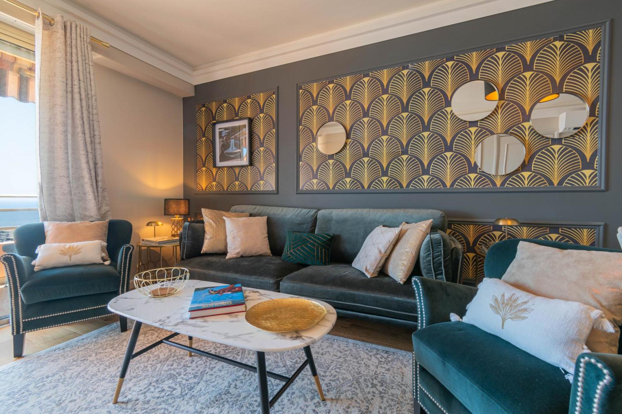 Luxury Monte Carlo- Seaview, Champagne & Ac Apartment *