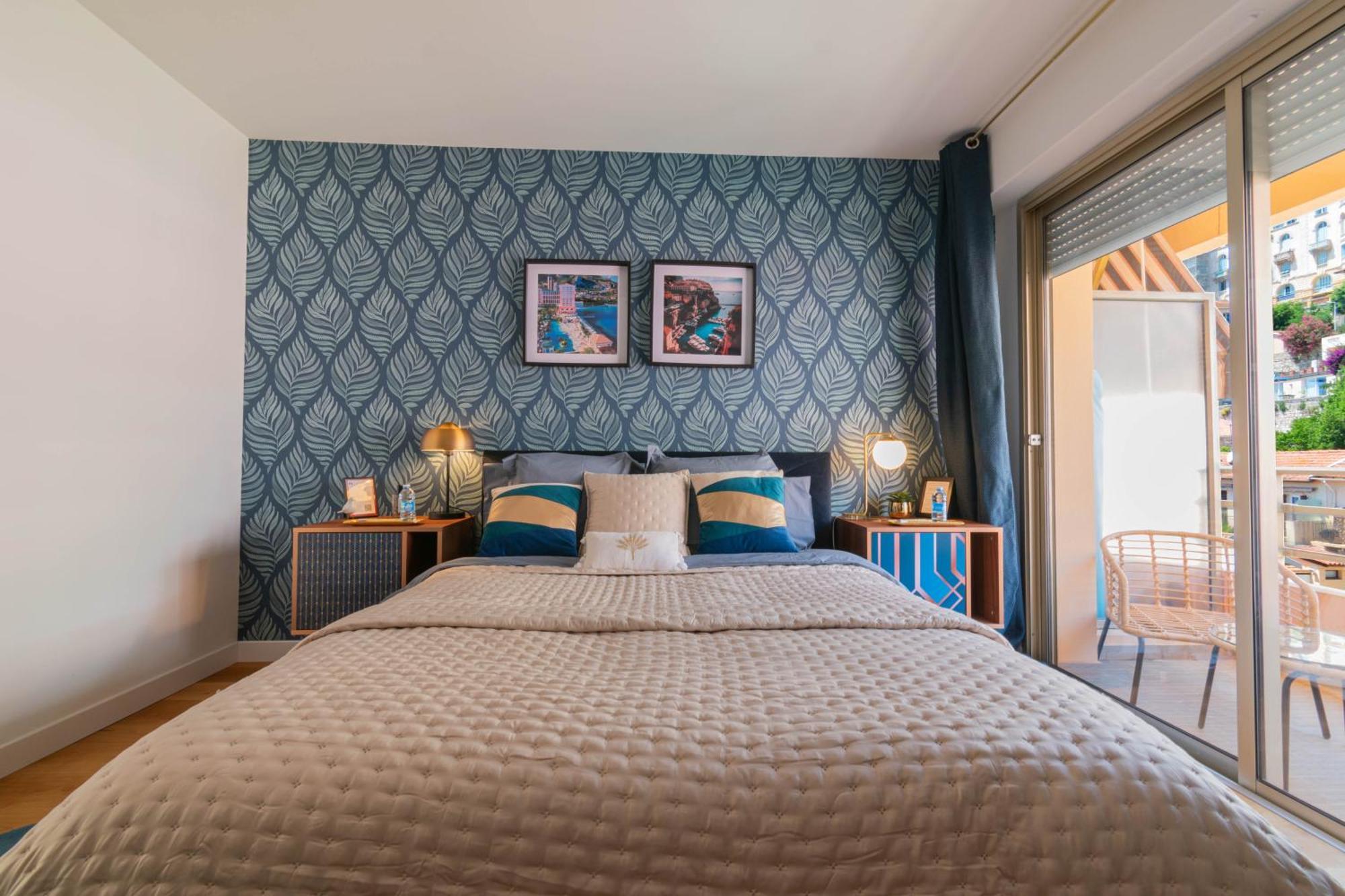 Luxury Monte Carlo- Seaview, Champagne & Ac Appartement Beausoleil